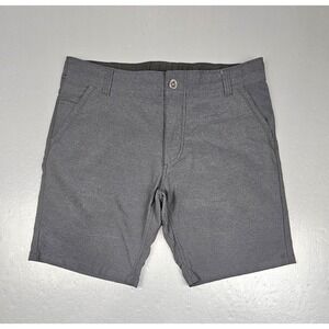 Kuhl Shorts Mens 35 Gray Shift Amphibia Outdoor Hiking Quick Dry Wicking Stretch